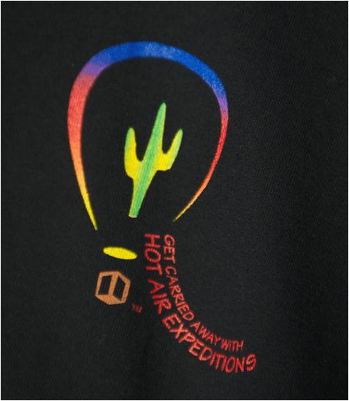 Hot Air Expeditions Unisex Logo T-Shirt - Front Detail