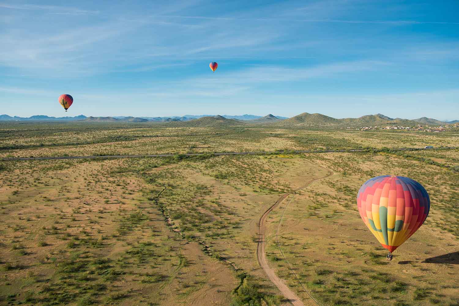 Hot Air Balloon Rides in Phoenix - Scenic View 3 Balloons
