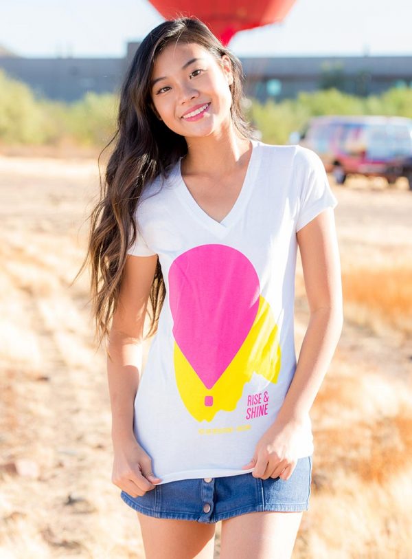 Hot Air Expeditions Women's Rise & Shine Tee - White