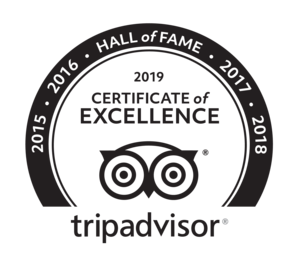 2019 TripAdvisor Hall of Fame Awards Certificate Hot Air Expeditions - Balloon Rides Phoenix Tucson