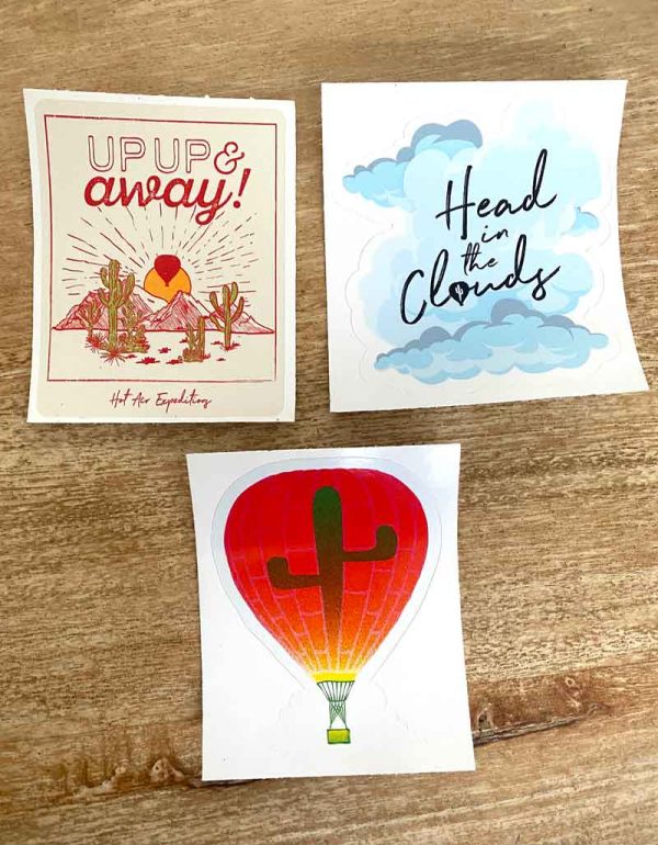Hot Air Expeditions Stickers - 3 Pack