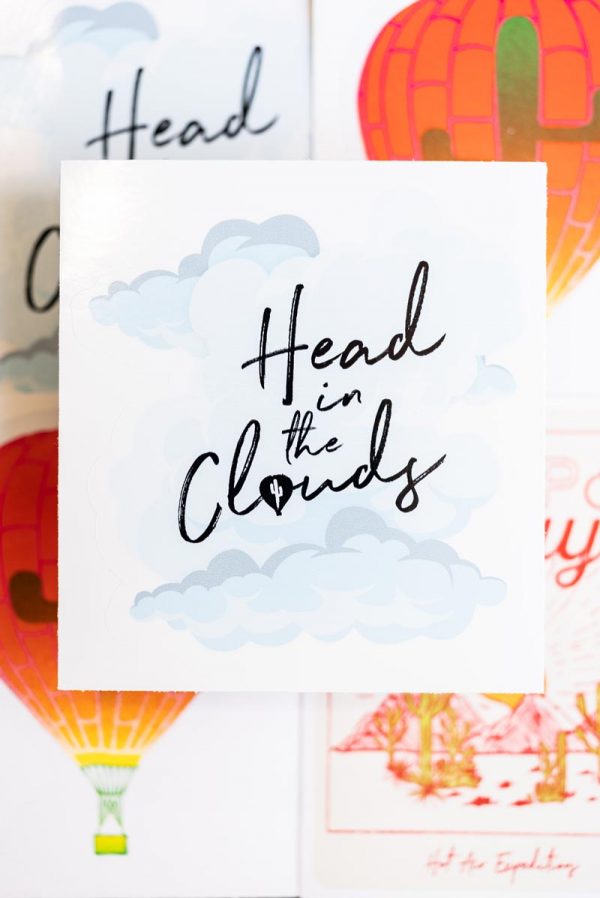 Hot Air Expeditions Sticker - Head in the Clouds